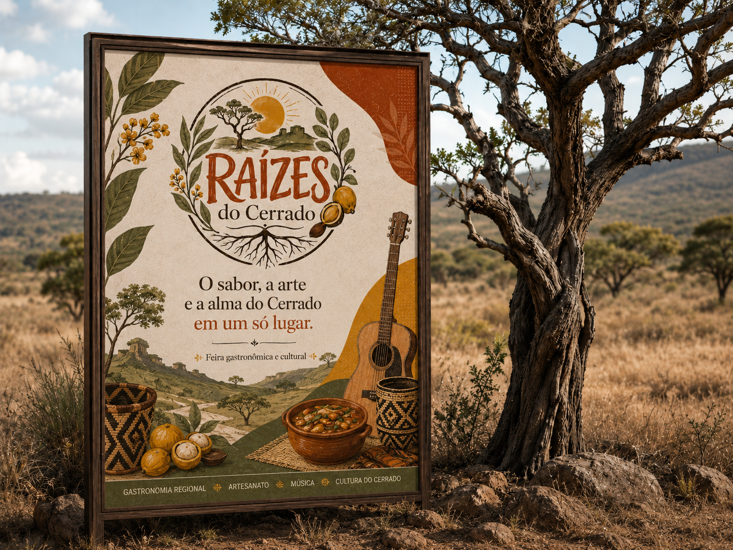 Cartaz principal Raízes do Cerrado