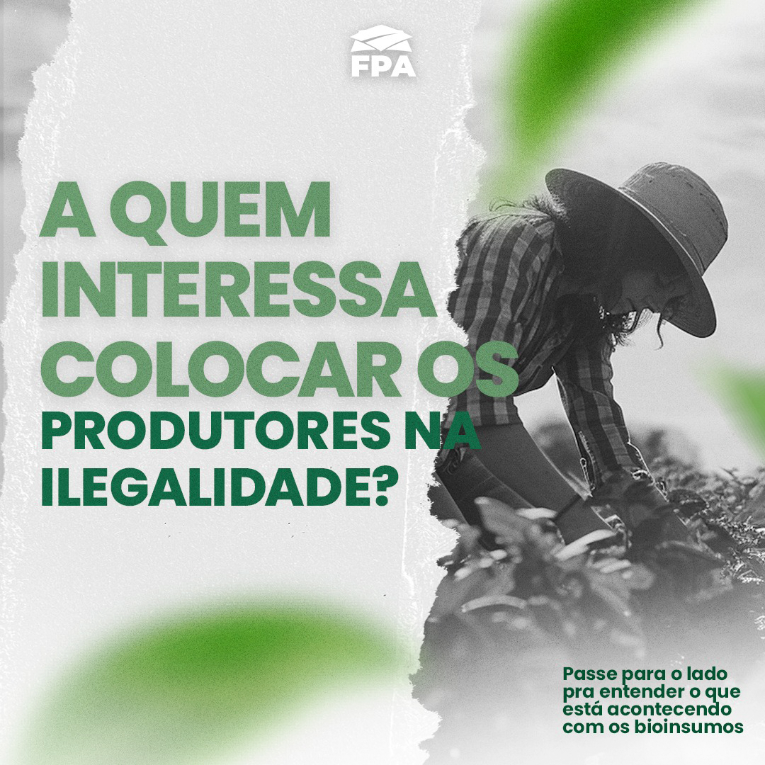 Slide 1 do carrossel Bioinsumos FPA