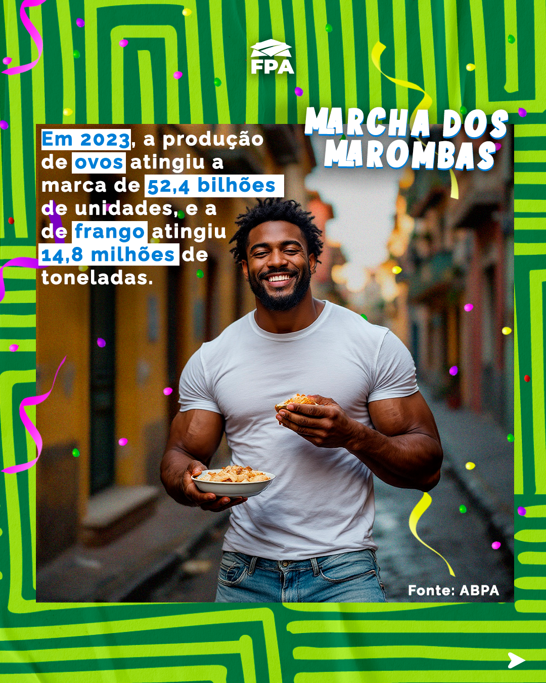 Slide 4 do carrossel Carnaval e Agro FPA