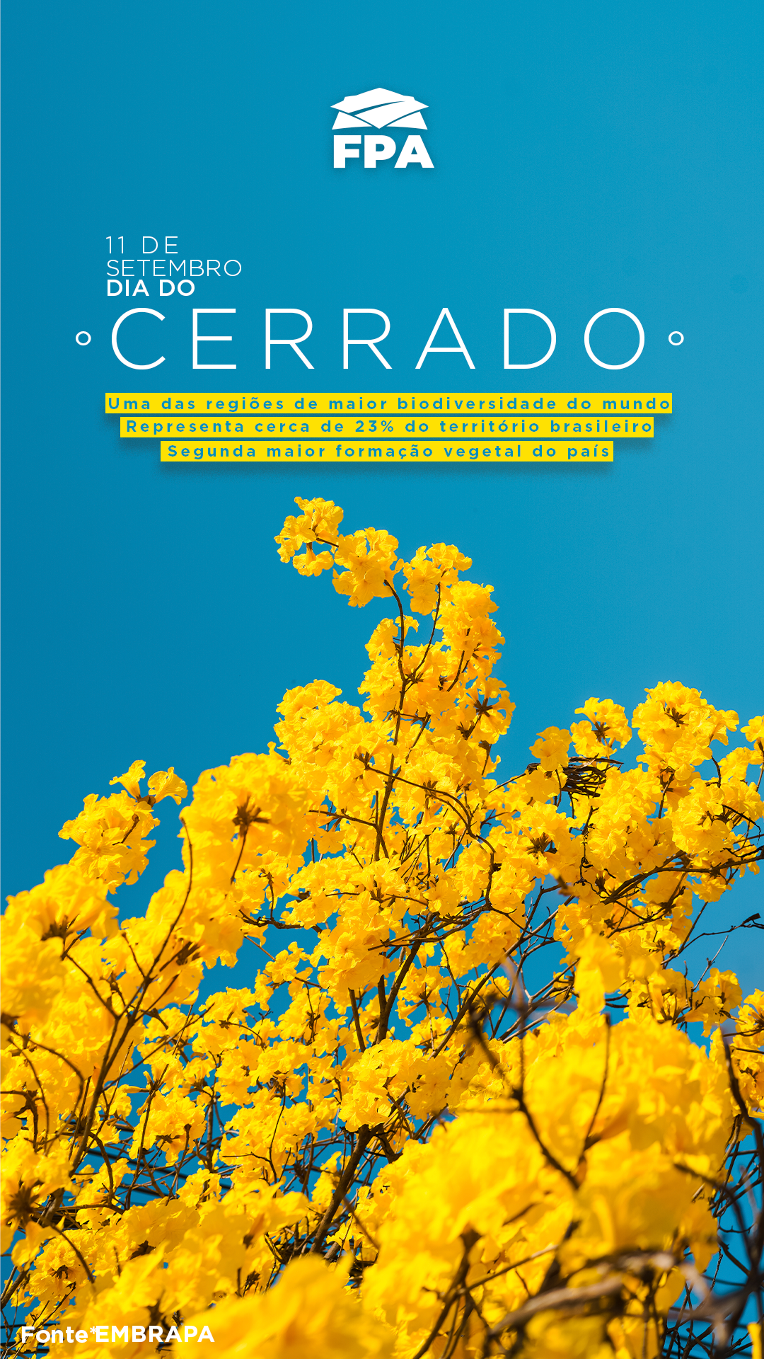 Arte FPA para o Dia do Cerrado