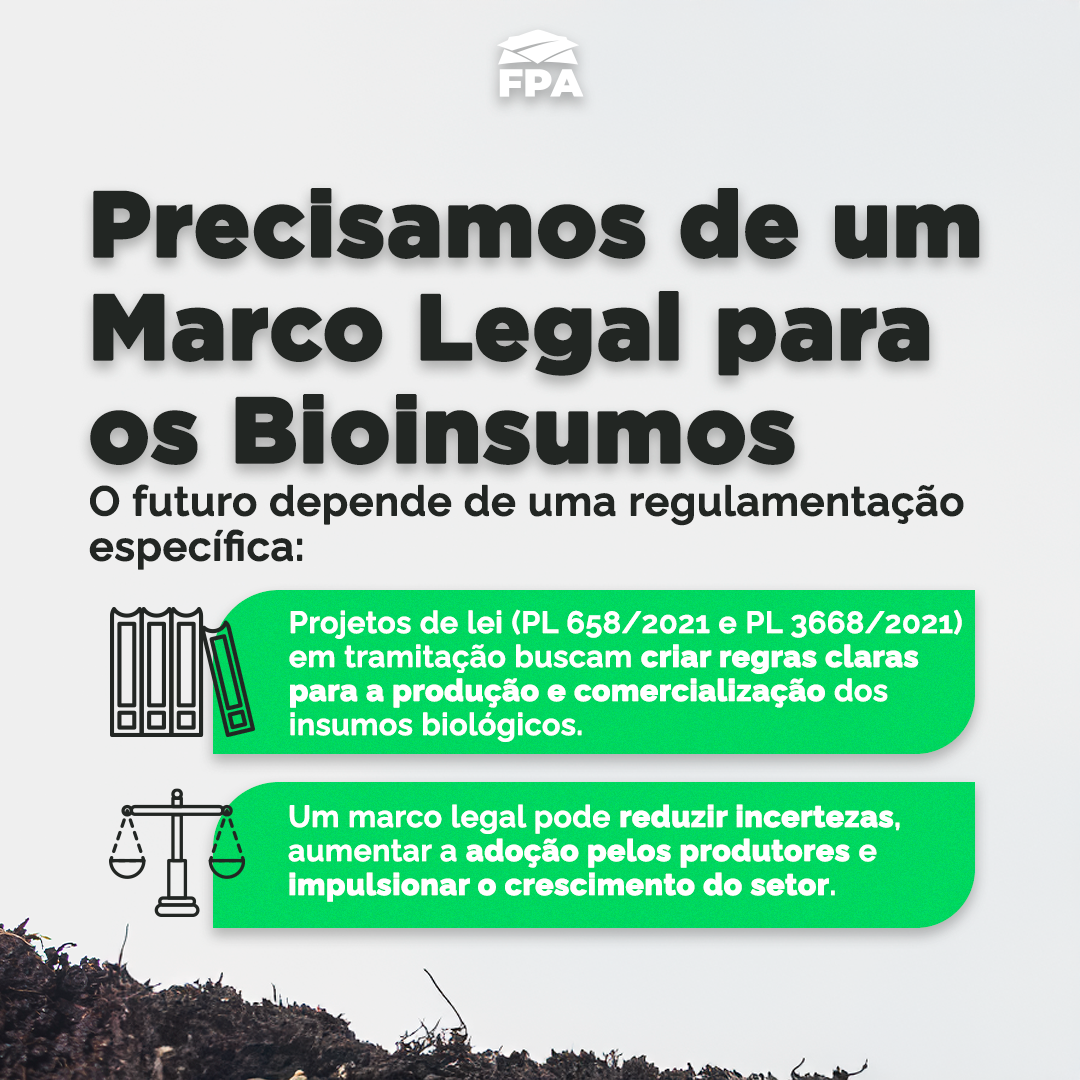 Slide 4 do carrossel Mercado Global de Bioinsumos FPA