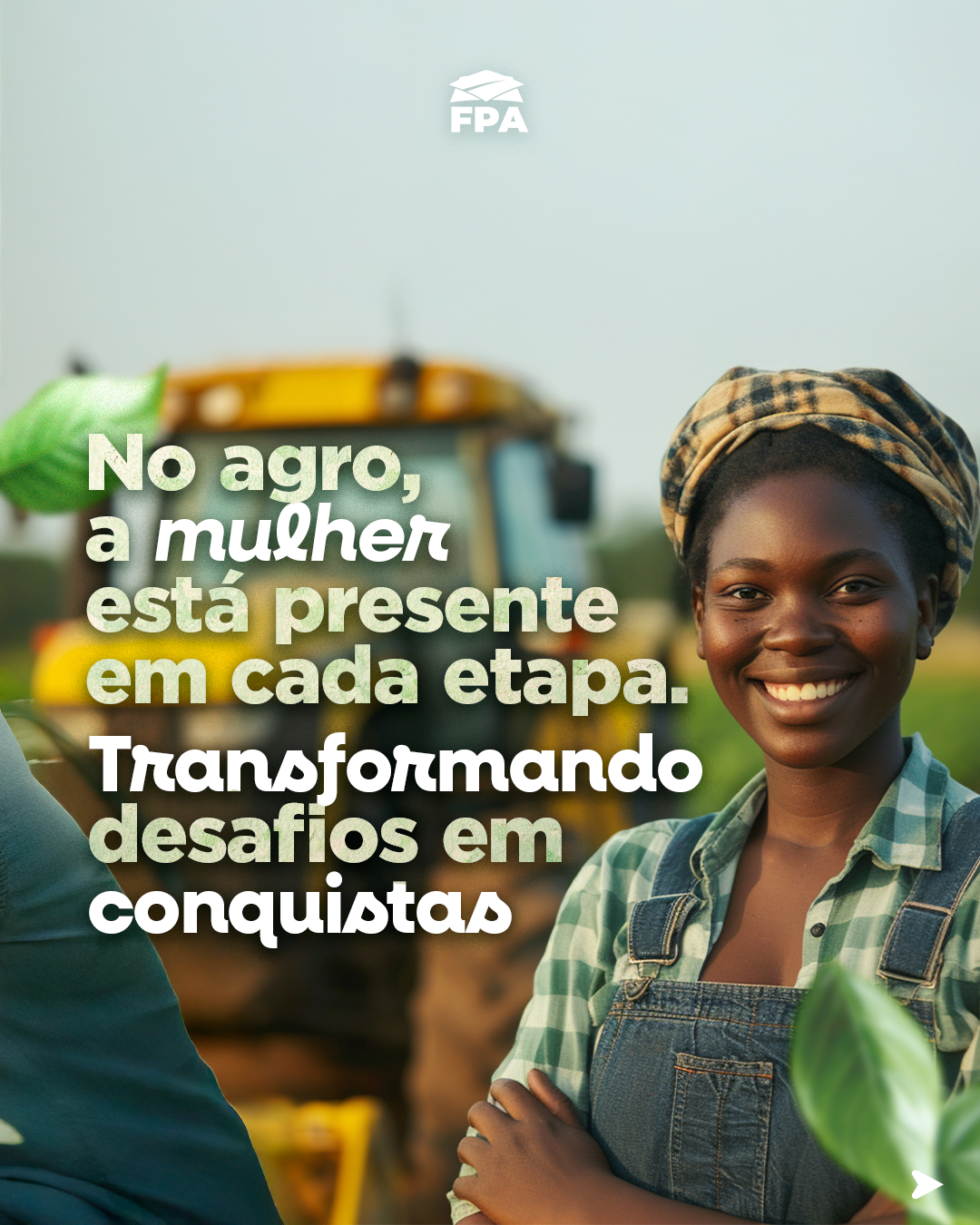 Slide 2 do carrossel Dia Internacional da Mulher no Agro FPA